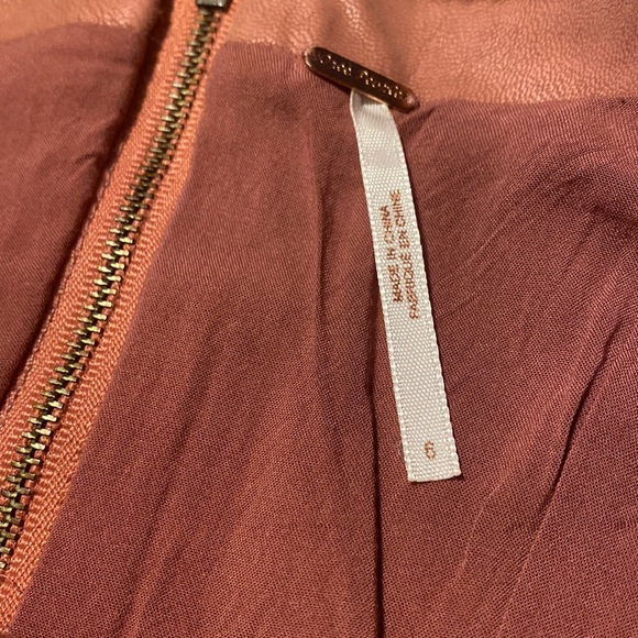 FreePeople vegan suede pink mini skirt - Picture 6 of 16